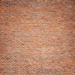 Red brick wall texture. Amsterdam red brick.