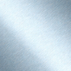 Shiny brushed metal background texture. Polished metallic steel plate. Sheet metal glossy shiny silver blue