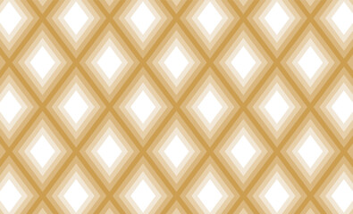 geometric romb background, pattern formed by layers of rhombus shapes, yellow golden or bronze colors