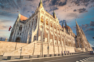 Hungarian Parliament by day, Budapest. One of the most beautiful buildings in the Hungarian capital. © Daniel