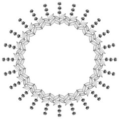 gentian yellow frame border