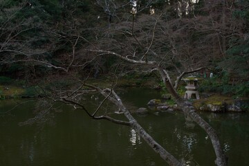 成田山新勝寺　成田山公園の風景
春の夕景