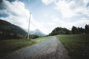 Wanderweg bei Fischen im Allg&auml;u