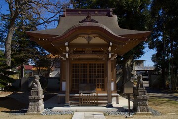 春の宗吾霊堂　河津桜
山門　本堂
薬師堂
宗吾堂　地蔵と千羽鶴　切り株　鐘楼