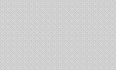 和柄　工字繋ぎ　シームレスパターン　背景素材　グレー