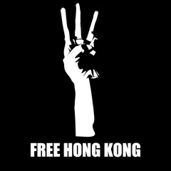 Hong Kong Demonstration Vector Hong Kong is a country of freedom.