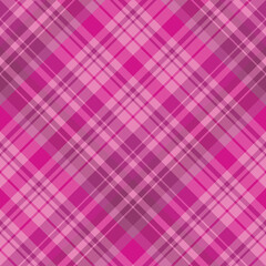 Seamless pattern in stylish pink and lilac colors for plaid, fabric, textile, clothes, tablecloth and other things. Vector image. 2