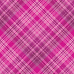 Seamless pattern in stylish pink and lilac colors for plaid, fabric, textile, clothes, tablecloth and other things. Vector image. 2