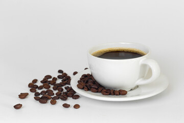 Fototapeta premium Coffee cup isolated on white background