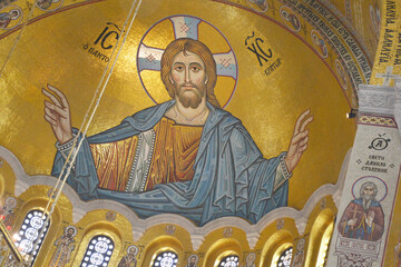 Obraz premium mosaic of jesus