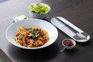 Bami Goreng,  Indonesian stir fried noodles