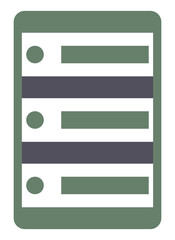 Obraz premium server icon