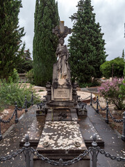 cemetery of campanet, majorca, spain