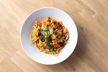 Bami Goreng,  Indonesian stir fried noodles