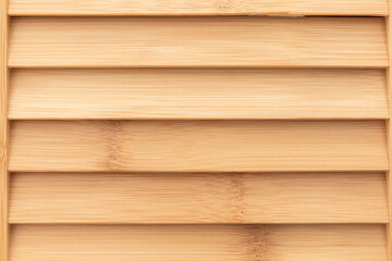 Bamboo panel with horizontal stripes