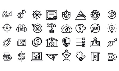 Business and Finance - Icons Set