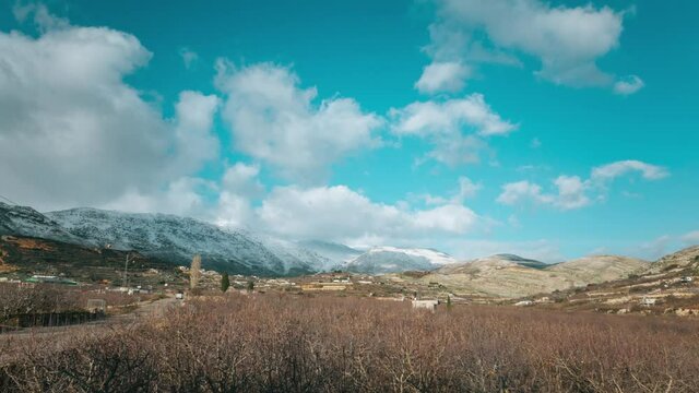 Mount Hermon Israel time lapse