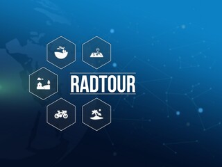 Fototapeta premium Radtour