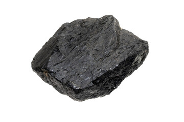 hard coal on a white isolated background