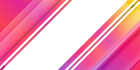Colorful bright red pink purple yellow orange white geometric background. Fluid shapes composition. Rainbow vector illustration. Abstract modern background gradient color. Yellow and pink gradient