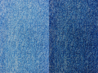 Two Choices of Photo of Blue Textile Material Denim Jeans Texture - Light and Dark.