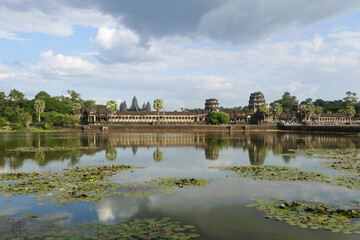 The temple Angkor Wat in Cambodia