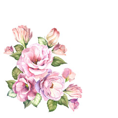 bouquet of flowers.watercolor