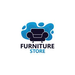 Furniture store logo template design