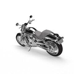 Obraz premium motorcycle on white background