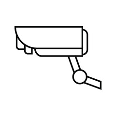 Modern CCTV icon vector set. Webcam illustration sign collection. observation symbol.