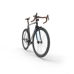 Fototapeta premium bicycle on white background