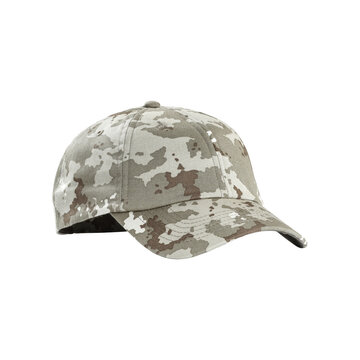 Camo Cap On White Background 