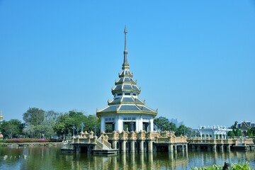 The pagoda in the pool