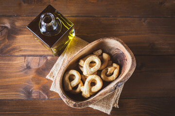 Taralli pugliesi all'olio extravergine di oliv