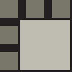 Obraz premium An abstract neutral grayscale block text box layout background image.