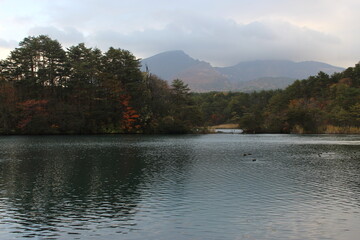 福島県の裏磐梯の五色沼