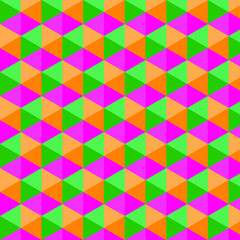 Abstract vector geometric hexagonal pattern, background. Stock illustration.