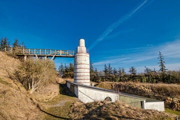 Klim Lime stone owen kiln in wester rural Denmark