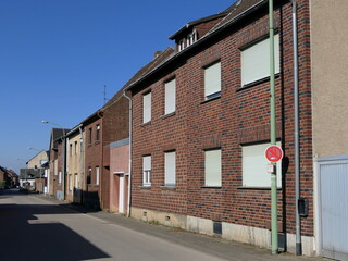 leere Straßen in Morschenich