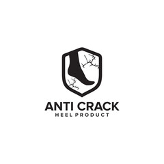 logo of anti crack heel product design