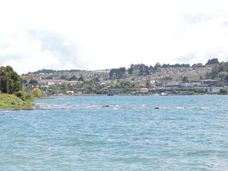 Fototapeta premium Llanquihue lake in Puerto Varas (Chile)