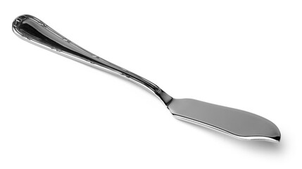 Dining knife for fish isolated on white background