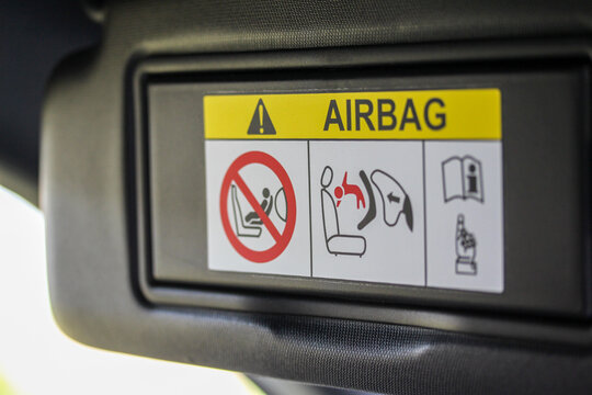 Airbag Warning Sticker