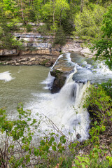 Vertical of Lower Cataract Falls in Indiana, United States