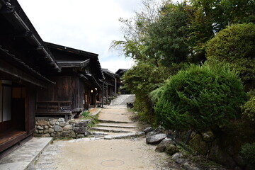 Fototapeta na wymiar 日本の古い街並み