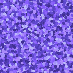Glitter seamless texture. Actual purple particles. Endless pattern made of sparkling circles. Enchan