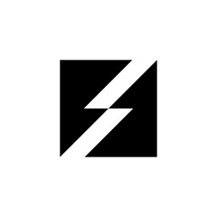 square electric vector logo