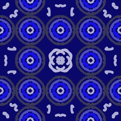 seamless pattern with circles design
