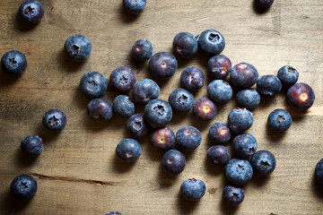 Blueberries close up