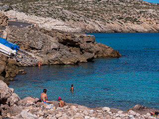 Cala Carbó, beach in cala sant vicenç, majorca, spain